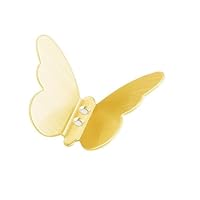 Butterfly Shaped Wall Hanger,Butterfly Hooks with Screws,Butterfly Wall Hooks,Wall Mounted Towel Hangers,Key Holder Rack(gold)