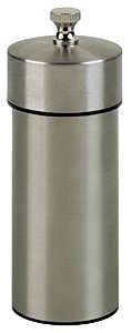 212 Main 5.5 Inch - 14cm FuturaBrushed Stainless Salt Mill