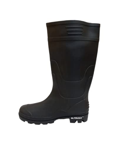 Altruist Safety Gumboots Shoes for Men (Black)