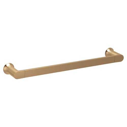 Moen Genta LX Bronzed Gold Modern 18-Inch Single Kitchen or Bathroom Towel Bar, BH3818BZG