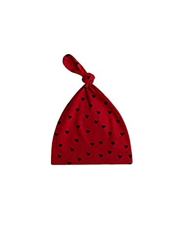 Image of A.T.U.N. (ALL THINGS UBER NICE) Unisex Kids Cotton Printed Knot Hats for Baby Boys and Girls (Pack of 3)
