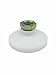 J.W. Winco "Level-IT" 20TLVT/DN Series LPSO Carbon Steel Tapped Socket Type Leveling Mount with Delrin Base, Yellow Zinc Plated Finish, Inch Size, 7/8-9 Thread Size, 1700lbs Maximum Load Capacity