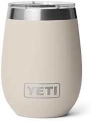 YETI Rambler 10 oz Wine Ceramic Lined Tumbler, Cape Taupe