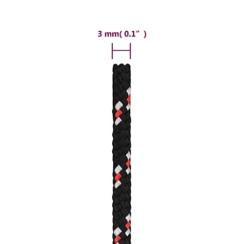 Cuerda de polipropileno de 3 mm y 100 m Mangloder trenzada para amarre de barcos 6