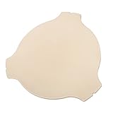 OLAMO Ceramic Pizza Stone for Big Green Egg Accessories，15.7' Grill Pizza Stone Make Perfect...