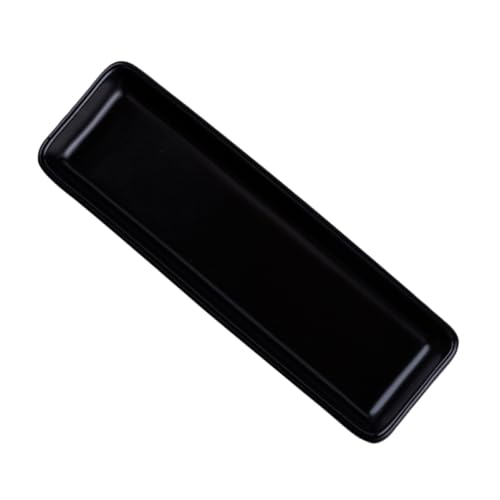 Plato cerámico Happyyami negro para sushi y snacks miniatura 1