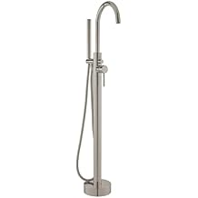 Swiss Madison Well Made Forever SM-FF11BN Ivy Freestanding Bathtub Faucet in Brushed Nickel