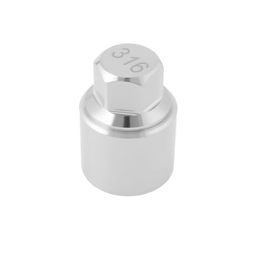 Image of 1pc 316 Locking Wheel Nut Key Anti Theft Locking Wheel Nut Key 316 Wheel Lock Nut Socket Adapter Lug Nut Locking Tool Compatible with Mercedes Benz