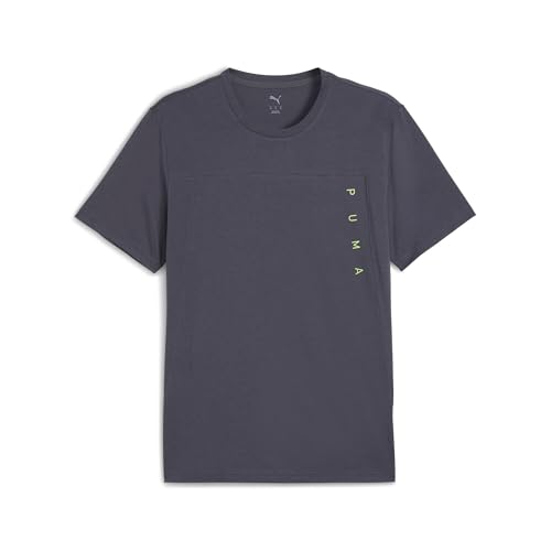 PUMA Unisex M TAD TECH Triblend Tee T-Shirts, Galactic Gray, S – Ansicht 1
