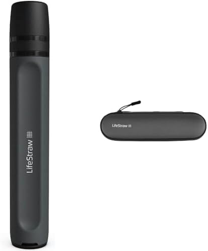 LifeStraw Peak Series Personal Water Filter Straw and Carry Case ...