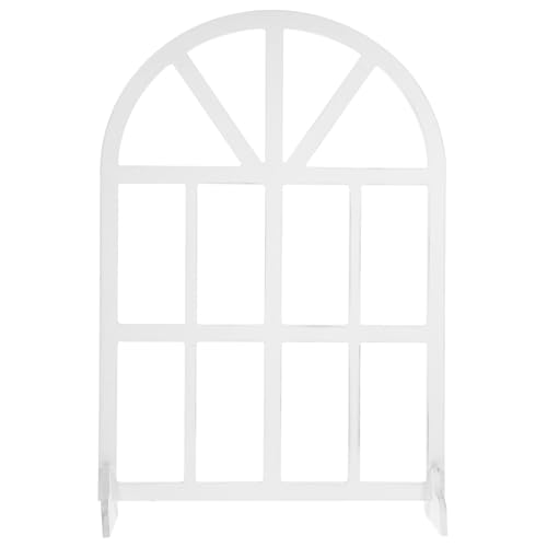 Sombra de ventana falsa de madera blanca LABRIMP para fotografía de cosméticos