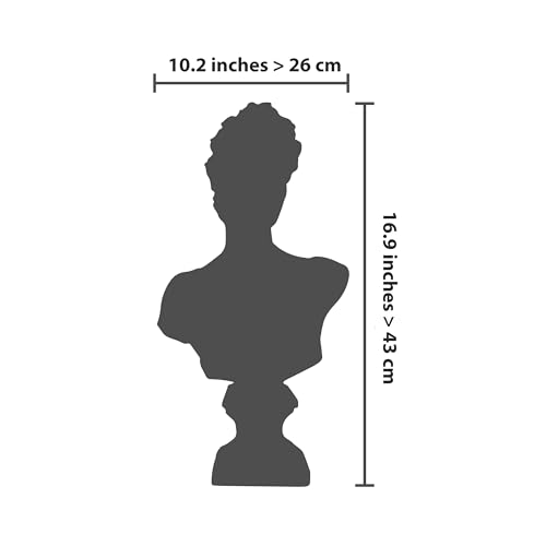 Exquisite Handcrafted David Gold Drip Pop Art Bust – Large Contemporary Greek Roman Mythology Sculpture for Luxe Home Decor – Unique NOVAMYTH Artisan Masterpiece - Image 9