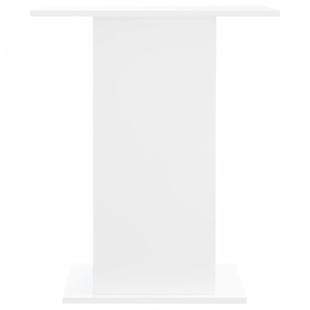 Brokky Soporte para Acuario Madera de ingeniería Blanco 60,5x36x72,5cm Mueble Acuario Peceras