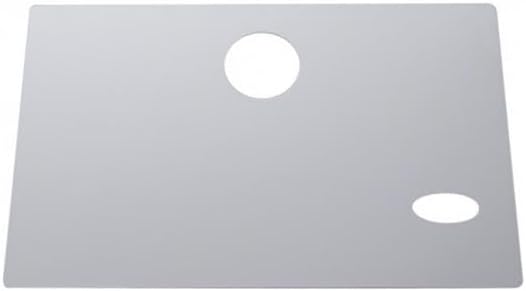 Automotive United Pacific 21520B Early Peterbilt Stainless Glove Box Cover w/Oval Cutout