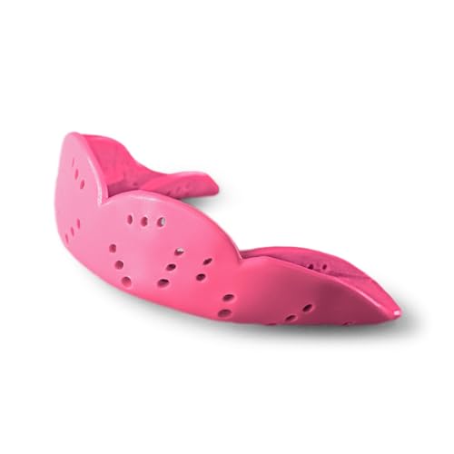 SISU Aero Small Mouthguard, Hot Pink - 1.6mm Thin -...