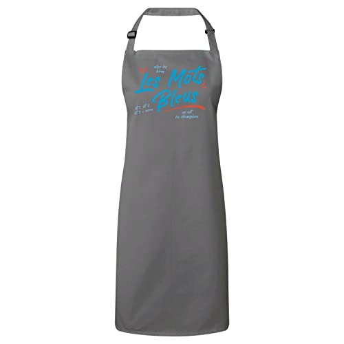 Tablier cuisine cadeau foot France Team ballon Les Mots Bleus Sport