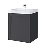 Tienes la opción de elegir entre tres colores decorativos: nuestro lavabo está disponible en color blanco, gris o antracita en un acabado mate.