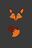  Fuchs: Liniertes DinA 5 Notizbuch für Fuchs und Luchs Fans Wildtier Liebhaber Notizheft