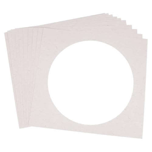 MQODLFP 10 Hojas de Arroz Dulce Papel Bruto Premontado, Papel de Arroz Crudo para Pintura Escritura Dibujo, Papel Shikishi