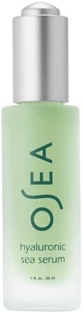 OSEA Hyaluronic Acid Sea Serum 1 oz - Anti-Aging Face Moisturizer - Non-Toxic Seaweed Skincare - Clean, Vegan & Cruelty-Free - Skin Hydration with Hyaluronic Acid