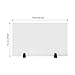 2 Pack Desk Privacy Panels,Modern Dual Frosted Plexiglass 30 x 18 inch Clamp-on Desk Privacy Panels,Acrylic Cubicle Desk Dividers,Office Partitions (30 in x18 in)