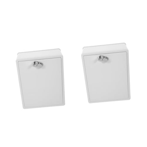 POPETPOP 2piezas Caja De Leche Exterior con Cerradura para Entregas Buzón Vertical y Envíos Diseño Pared con Candado para Mantener Productos