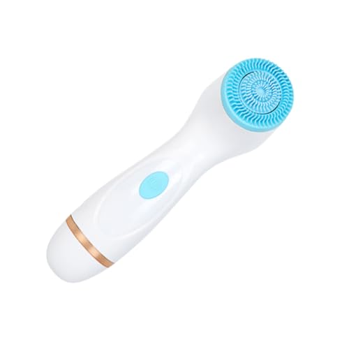 HONITANO Cepillo Eléctrico Facial de Suave Limpiador Recargable Inalámbrico Masajeador para Cuidado Diario de Impurezas y de Grasa Color Azul
