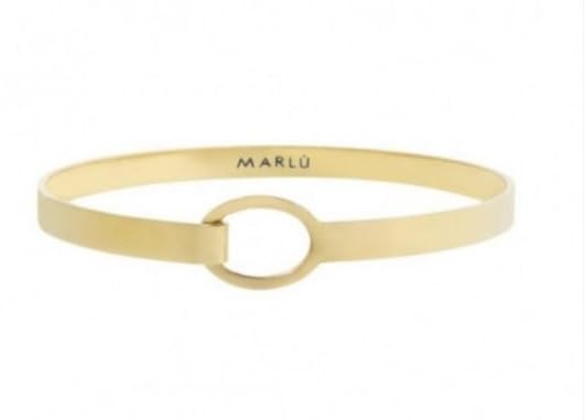 Bracelet rigide acier doré Marlù 18BR069G NADIR jonc tendance femme