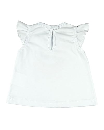 Conjunto Bebê Menina Cotton Liso e Listrado Panda I Love Summer - Branco P