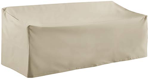 Crosley Furniture Patio Furniture Covers, Waterproof Outdoor Sofa Cover for Backyard, Deck, Tan