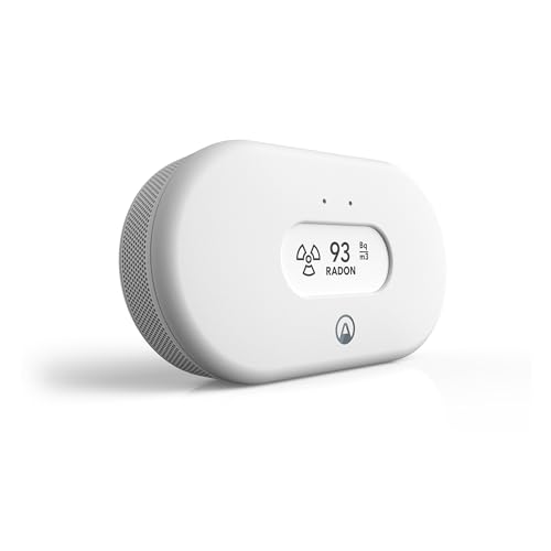 Airthings View Radon 2989 - Radon Monitor (Radon, Humidity, Temperature) with WiFi Connection, Hub Functionality andamp, Calm Tech Display