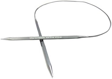 Kollage Square Circular 16-inch (41cm) Knitting Needle with Firm Cable (US 2/2.75mm)