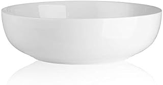 3.2 Quart Porcelain Serving Bowl Set Salad Bowl Set 2 Pack, Large Ceramic
