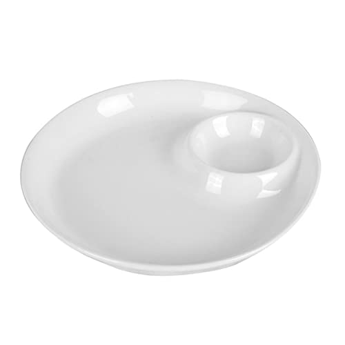 Plato Individual para Dip y Chips 9'' de Cerámica miniatura 1
