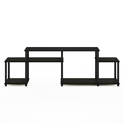 Image of Furinno Turn-N-Tube Handel Stand for TV up to 55 Inch, Espresso