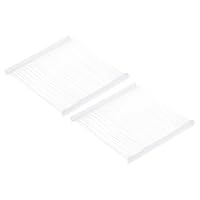 QUARKZMAN 2500 Stück Heftfäden für Etikettierpistole Standard, 100mm Tag Pins aus Kunststoff für Karton Etiketten mit Loch, Etikettierung von Kleidung und Textil, Transparent