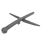 Limpiaparabrisas trasero de coche: se instala fácilmente como un reemplazo directo sin dañar la superficie del vehículo; el material ABS negro resiste el desgaste y mantiene la forma en diferentes condiciones climáticas