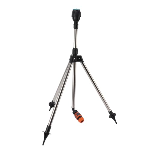 Irrigatore a Impatto su Base a Treppiede per Carichi Pesanti Strumento di Irrigazione per Giardino da a Rotante a 360 Gradi con