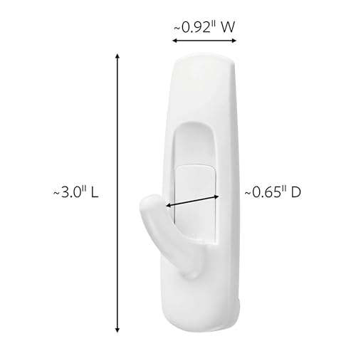 Command-Medium-Utility-Hooks-Damage-Free-Hanging-Wall-Hooks-with-Adhesive-Strips-No-Tools-Wall-Hooks-for-Hanging-Organizational-Items-in-Living-Spaces-9-White-Hooks-and-12-Command-Strips