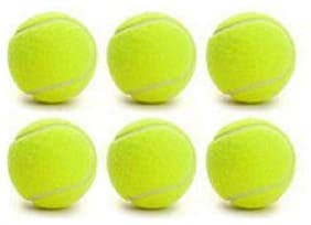 Tennis Ball | Cricket & Tennis | Light Weight | Green Color | Pack of 6 |-image-12