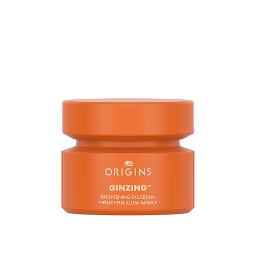 Origins GinZing Brightening Eye Cream with Vitamin C & Niacinamide| Visibly Reduces Dark Circles, 15 ml
