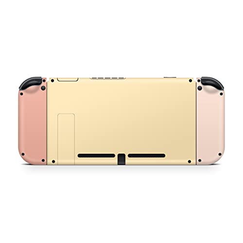 Image of Tacky Design Solid Color Skin Compatible with Nintendo Switch Skin Wrap Cover, Brown Colorwave Blocking for Nintendo Switch Stickers, Premium Vinyl 3M Full Wrap Decal.
