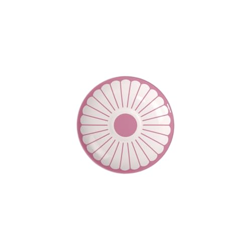 Villeroy & Boch Fleur Cassis Collection Espresso Cup Saucer, Premium Porcelain, Made in Germany, Dishwasher and Microwave Safe, Petite Saucer/Small Serving Plate, 4.5 in Diameter, Flower Pattern, Pink