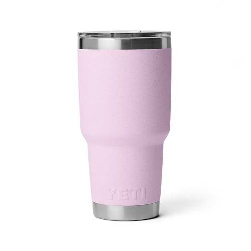 Image of YETI Rambler 30 oz Tumbler, Stainless Steel, Vacuum Insulated with MagSlider Lid, Cherry Blossom