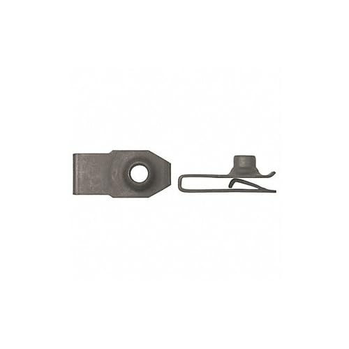 Spring Nut, U, M6-1.00, Steel, PK25