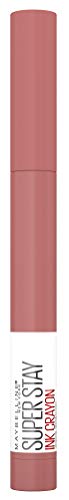 Maybelline New York Lippenstift, Super Stay Ink Crayon, Matt und langanhaltend, Nr. 105 On The Grind, 1,5 g
