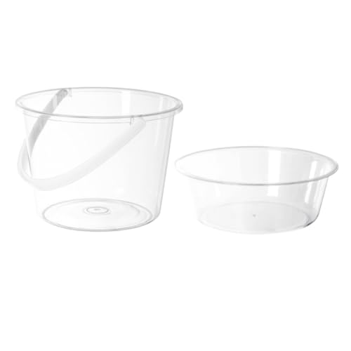 COLLBATH Face Wash Basin Bucket Lid Collapsible Wash Basin Airtight Bucket Face Washing Bowl