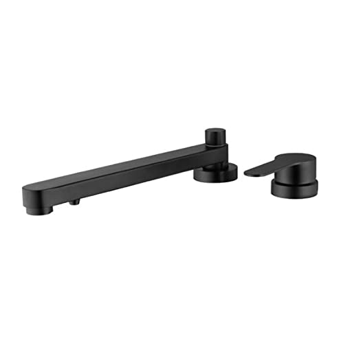 Mitigeur Cuisine 3 Voies en Acier Inoxydable Noir Mat Premium pour Évier