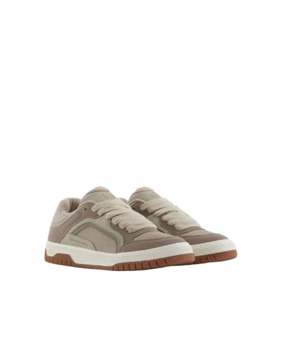 Armani Exchange Herren Duck Sneaker, Roast.Cashew+pl.taup, 42 EU