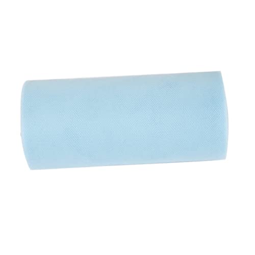 Gogogmee Roll Tulle Decoration Ribbons for Presents Fabric Tulle Spool Tulle Wedding Decoration Tulle Ribbon for Ribbon for Crafts Wedding Décor White Ribbon Decorate Tulle Craft Blue